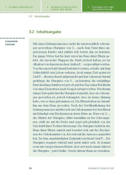 Produktbild: Die Marquise von O... von Heinrich von Kleist