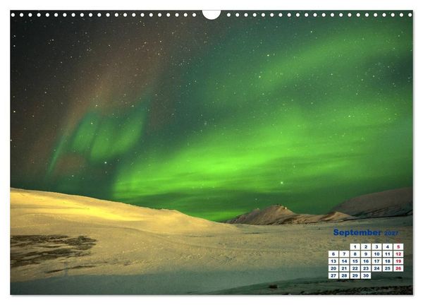 Produktbild: Faszinierende Lichterscheinungen am Himmel - Polarlichter (Wandkalender 2027 DIN A3 quer), CALVENDO Monatskalender