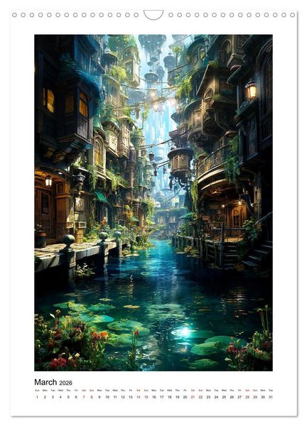 Produktbild: Incredibly Cool Places (Wall Calendar 2026 DIN A3 portrait), CALVENDO 12 Month Wall Calendar