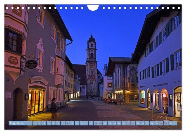Produktbild: Mittenwald - Perle des Werdenfelser Landes (Wandkalender 2027 DIN A4 quer), CALVENDO Monatskalender