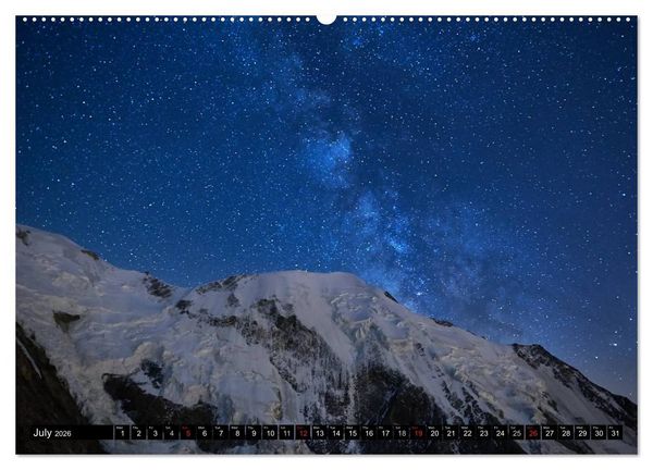 Produktbild: Magical Night Skies (High Quality Premium Wall Calendar 2026 DIN A2 landscape),CALVENDO 12 Month Wall Calendar