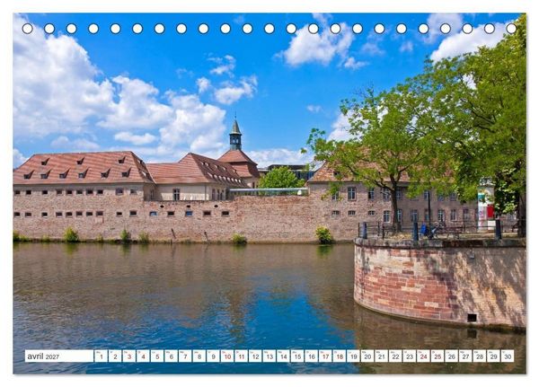Produktbild: Strasbourg - Ville d'histoire et de charme au c&oelig;ur de l'Europe (Calendrier de bureau 2027 DIN A5 vertical), CALVENDO calendrier mensuel