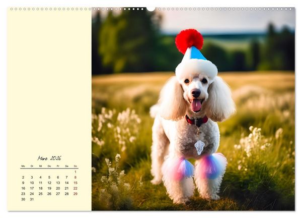 Produktbild: Gut beh&uuml;tete Hunde (Wandkalender 2026 DIN A2 quer), CALVENDO Monatskalender