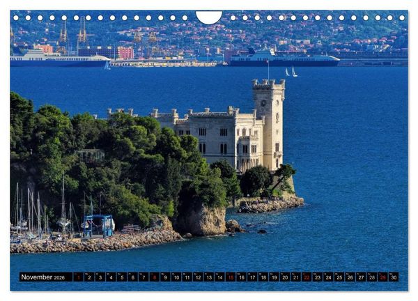 Produktbild: Triest - Habsburger Erbe und italienisches Flair (Wandkalender 2026 DIN A4 quer), CALVENDO Monatskalender