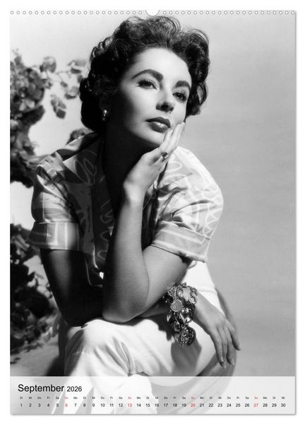 Produktbild: Elizabeth Taylor (hochwertiger Premium Wandkalender 2026 DIN A2 hoch), Kunstdruck in Hochglanz