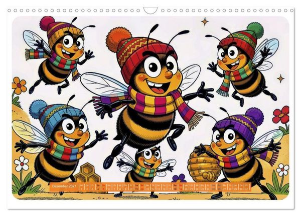 Produktbild: Lustige Bienchen - Comic (Wandkalender 2027 DIN A3 quer), CALVENDO Monatskalender