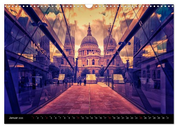 Produktbild: Weltmetropole London (Wandkalender 2026 DIN A3 quer), CALVENDO Monatskalender
