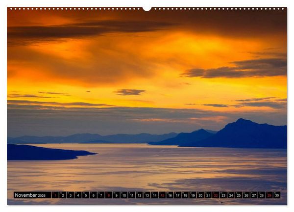 Produktbild: Makarska Riviera - Malerische Urlaubsorte in Dalmatien (hochwertiger Premium Wandkalender 2026 DIN A2 quer), Kunstdruck in Hochglanz