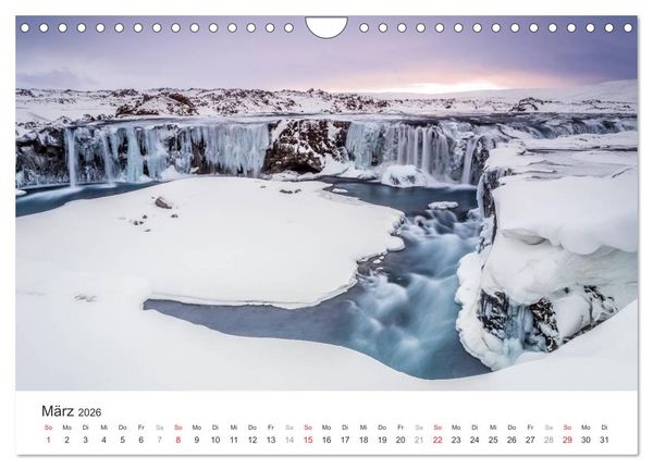 Produktbild: Wasserf&auml;lle Europas (Wandkalender 2026 DIN A4 quer), CALVENDO Monatskalender