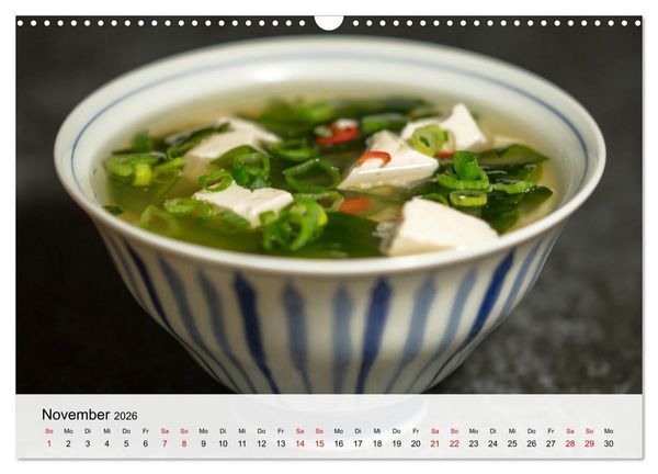 Produktbild: Japanese Cuisine (Wandkalender 2026 DIN A3 quer), CALVENDO Monatskalender