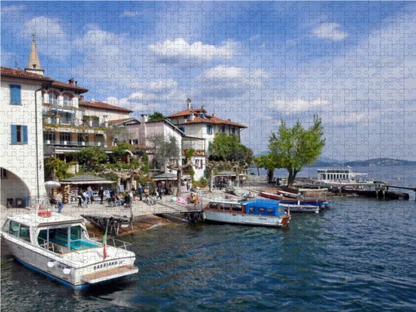Produktbild: CALVENDO Puzzle Lago Maggiore | 1000 Teile Lege-Gr&ouml;&szlig;e 64x48cm Foto-Puzzle f&uuml;r gl&uuml;ckliche Stunden