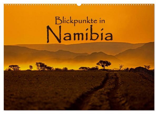 Produktbild: Blickpunkte in Namibia (Wandkalender 2026 DIN A2 quer), CALVENDO Monatskalender