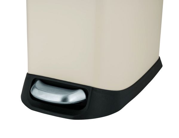 Produktbild: Treteimer Mod. Design 12 L, Easy-Close, Creme, mit herausnehmbarem Einsatz