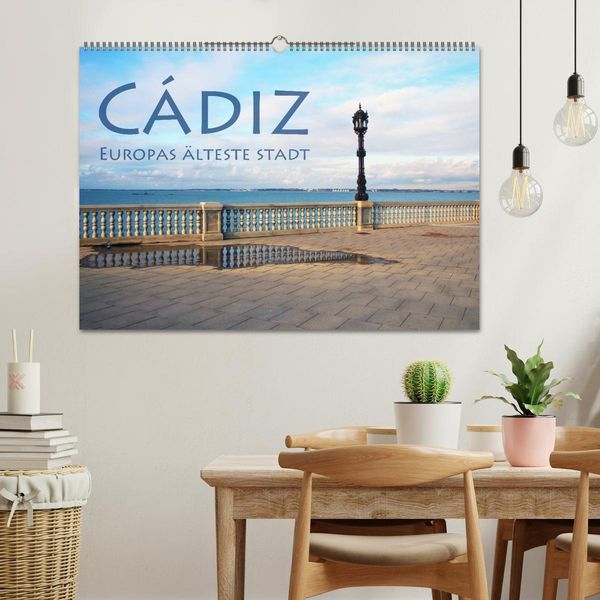 Produktbild: C&aacute;diz - Europas &auml;lteste Stadt (Wandkalender 2026 DIN A2 quer), CALVENDO Monatskalender