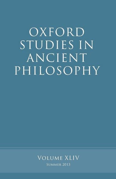 Produktbild: Oxford Studies in Ancient Philosophy