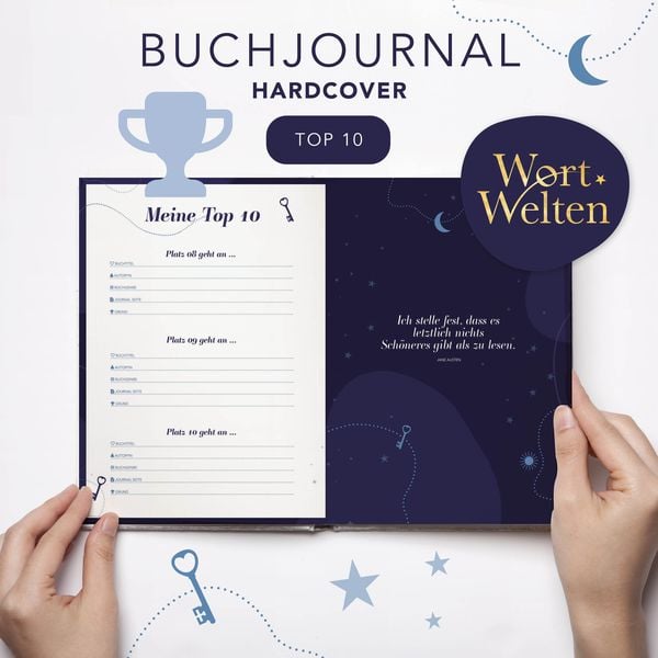 Produktbild: Wort Welten: Buchjournal XXL - Lesetagebuch & Buchjournal f&uuml;r 100 B&uuml;cher | Buchtagebuch f&uuml;r Blogger und Booktok | Reading Journal | Lesetracker | Buchlisten | Blogging-Tools | Lesechallenges