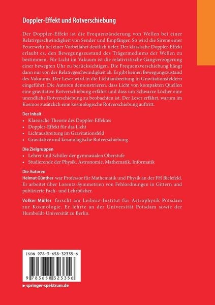 Produktbild: Doppler-Effekt und Rotverschiebung