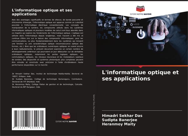 Produktbild: L'informatique optique et ses applications