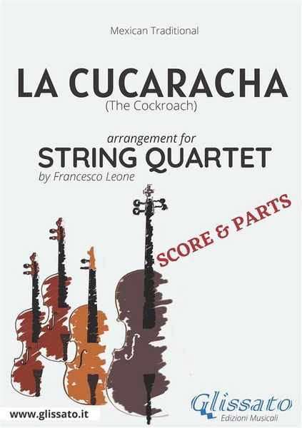 Produktbild: La Cucaracha - String Quartet score & parts