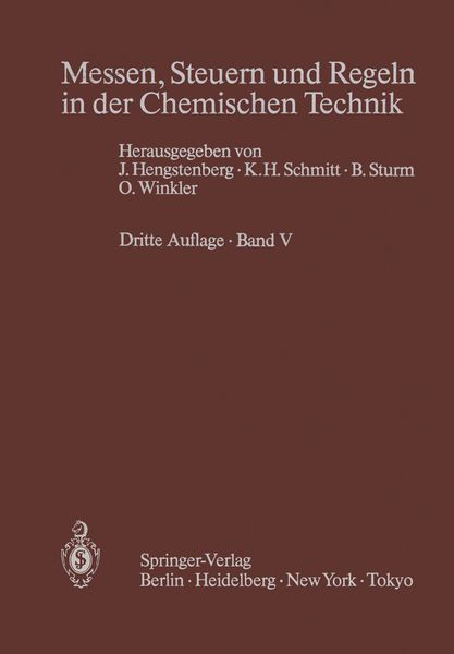 Produktbild: Messen, Steuern und Regeln in der Chemischen Technik