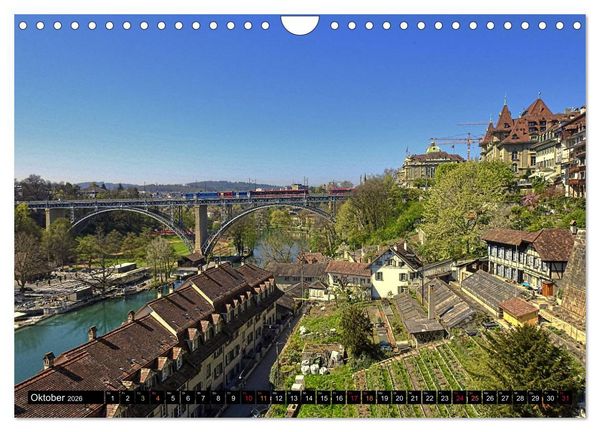 Produktbild: BERN - Vom B&auml;rengraben bis Zytglogge (Wandkalender 2026 DIN A4 quer), CALVENDO Monatskalender