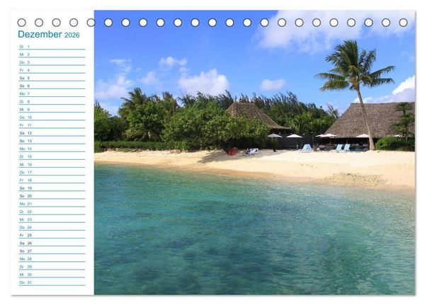 Produktbild: Franz&ouml;sisch-Polynesien - Trauminseln im S&uuml;dpazifik (Tischkalender 2026 DIN A5 quer), CALVENDO Monatskalender