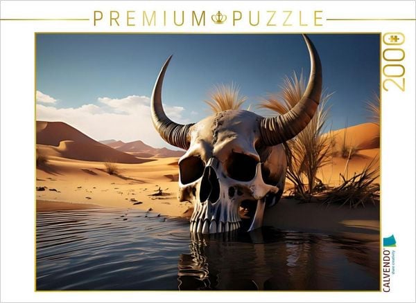 Produktbild: CALVENDO Puzzle Der W&auml;chter am Wasserloch | 2000 Teile Lege-Gr&ouml;&szlig;e 90x67cm Foto-Puzzle f&uuml;r gl&uuml;ckliche Stunden