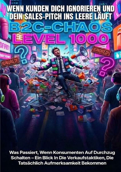 Produktbild: Wenn Kunden Dich Ignorieren Und Dein Sales-Pitch Ins Leere L&auml;uft: B2C-Chaos Level 1000
