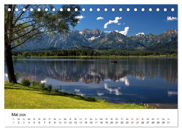 Produktbild: Hopfensee - Riviera des Allg&auml;us (Tischkalender 2026 DIN A5 quer), CALVENDO Monatskalender