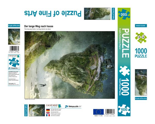 Produktbild: CALVENDO Puzzle Der lange Weg nach hause | 1000 Teile Lege-Gr&ouml;&szlig;e 64x48cm Foto-Puzzle f&uuml;r gl&uuml;ckliche Stunden