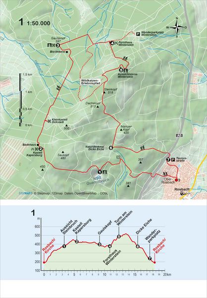Produktbild: Taunus und Rheingau 25 Touren zwischen romantischen Burgen und Römerkastellen