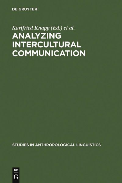 Produktbild: Analyzing Intercultural Communication