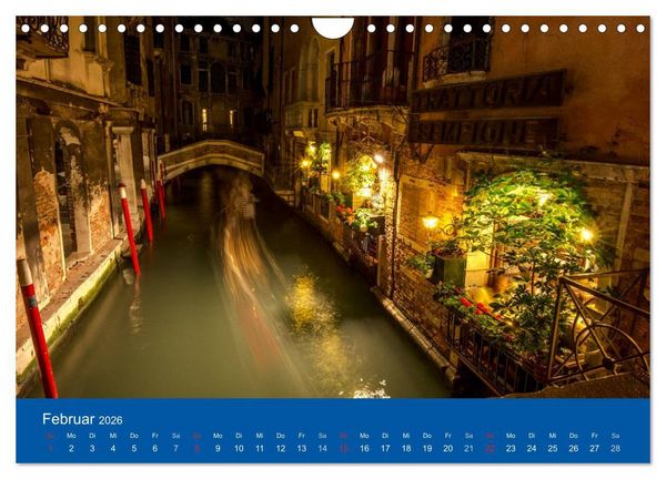 Produktbild: Mein lautloses Venedig (Wandkalender 2026 DIN A4 quer), CALVENDO Monatskalender