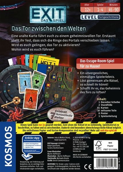 KOSMOS - EXIT® - Das Spiel - Das Tor zwischen den Welten