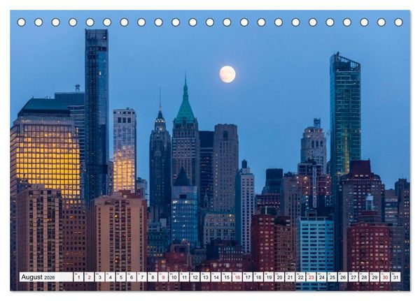 Produktbild: New York City - der besondere Blick auf Big Apple (Tischkalender 2026 DIN A5 quer), CALVENDO Monatskalender