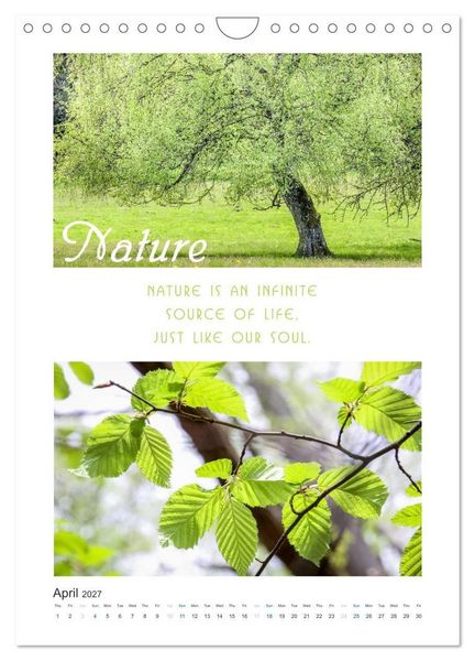 Produktbild: Inspiration for your Journey (Wall Calendar 2027 DIN A4 portrait), CALVENDO 12 Month Wall Calendar