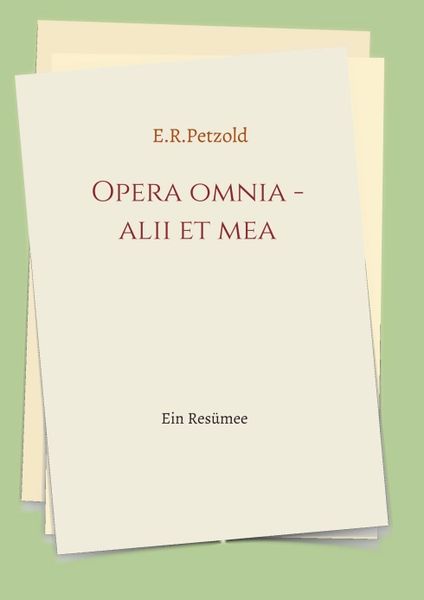 Produktbild: Opera omnia - alii et mea