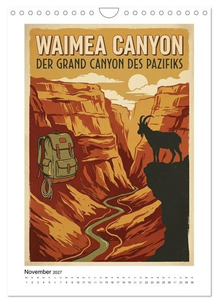 Produktbild: Sehnsucht Hawaii &ndash; Die Aloha Mid-Century Collection (Wandkalender 2027 DIN A4 hoch), CALVENDO Monatskalender