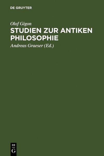 Produktbild: Studien zur antiken Philosophie