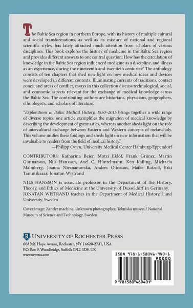 Produktbild: Explorations in Baltic Medical History, 1850-2015
