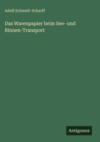 Produktbild: Das Warenpapier beim See- und Binnen-Transport