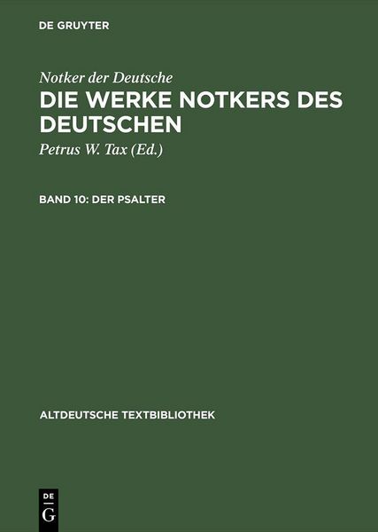 Produktbild: Der Psalter