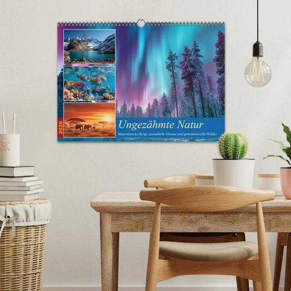 Produktbild: Ungez&auml;hmte Natur (Wandkalender 2026 DIN A3 quer), CALVENDO Monatskalender