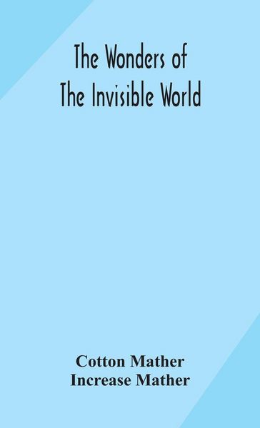 Produktbild: The Wonders Of The Invisible World