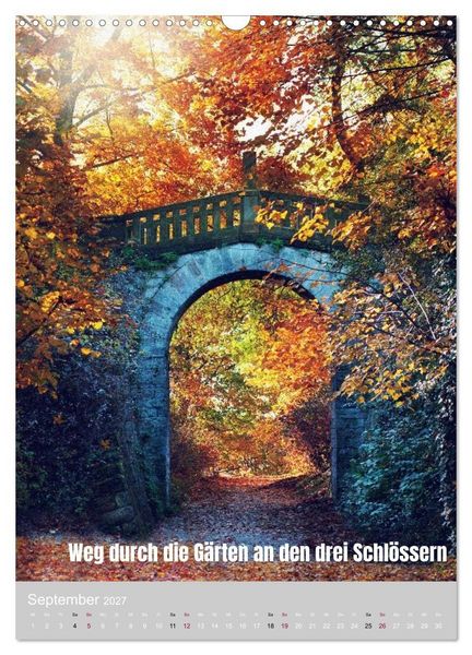 Produktbild: Traumpfade - Sch&ouml;ne Heimat Sachsen (Wandkalender 2027 DIN A3 hoch), CALVENDO Monatskalender