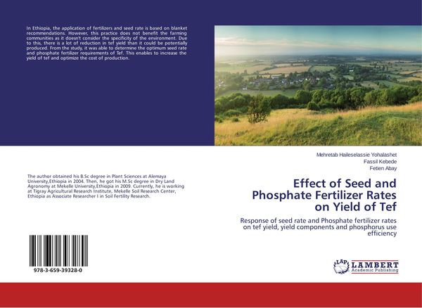 Produktbild: Effect of Seed and Phosphate Fertilizer Rates on Yield of Tef