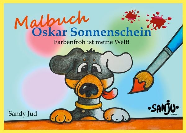 Produktbild: Oskar Sonnenschein Malbuch