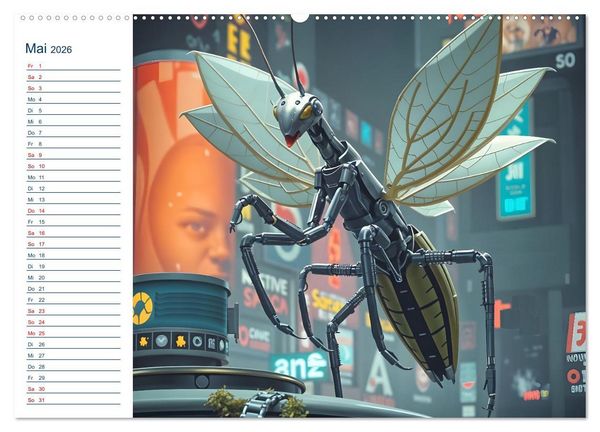 Produktbild: Roboter im Einsatz - Digitale Vernetzung und die Zukunft der Arbeit (hochwertiger Premium Wandkalender 2026 DIN A2 quer), Kunstdruck in Hochglanz