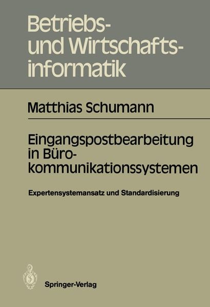 Produktbild: Eingangspostbearbeitung in B&uuml;rokommunikationssystemen