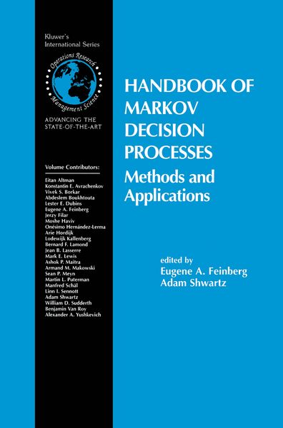 Produktbild: Handbook of Markov Decision Processes